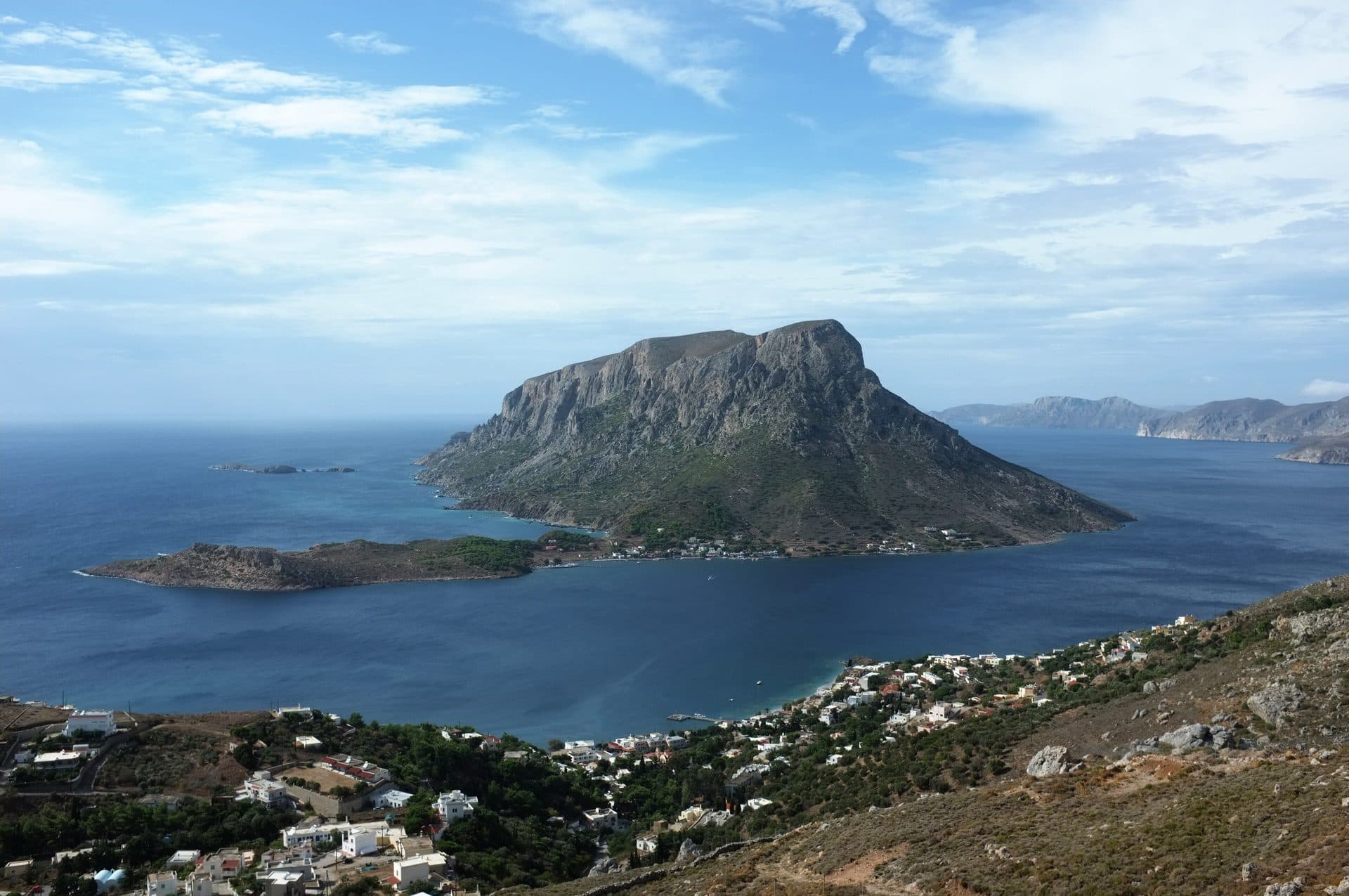 Telendos island seen from Kalymnos