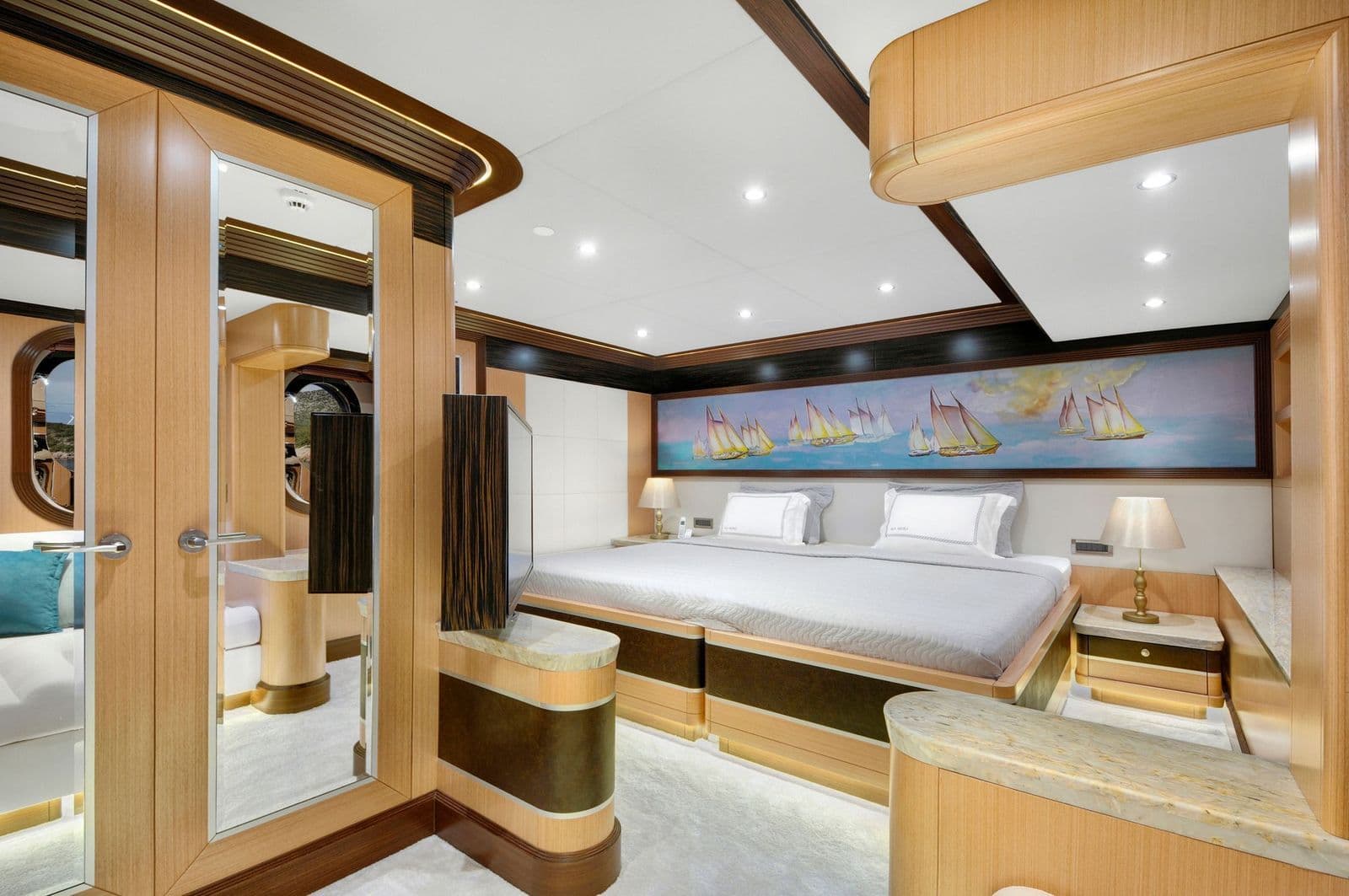 Guest cabin with two beds