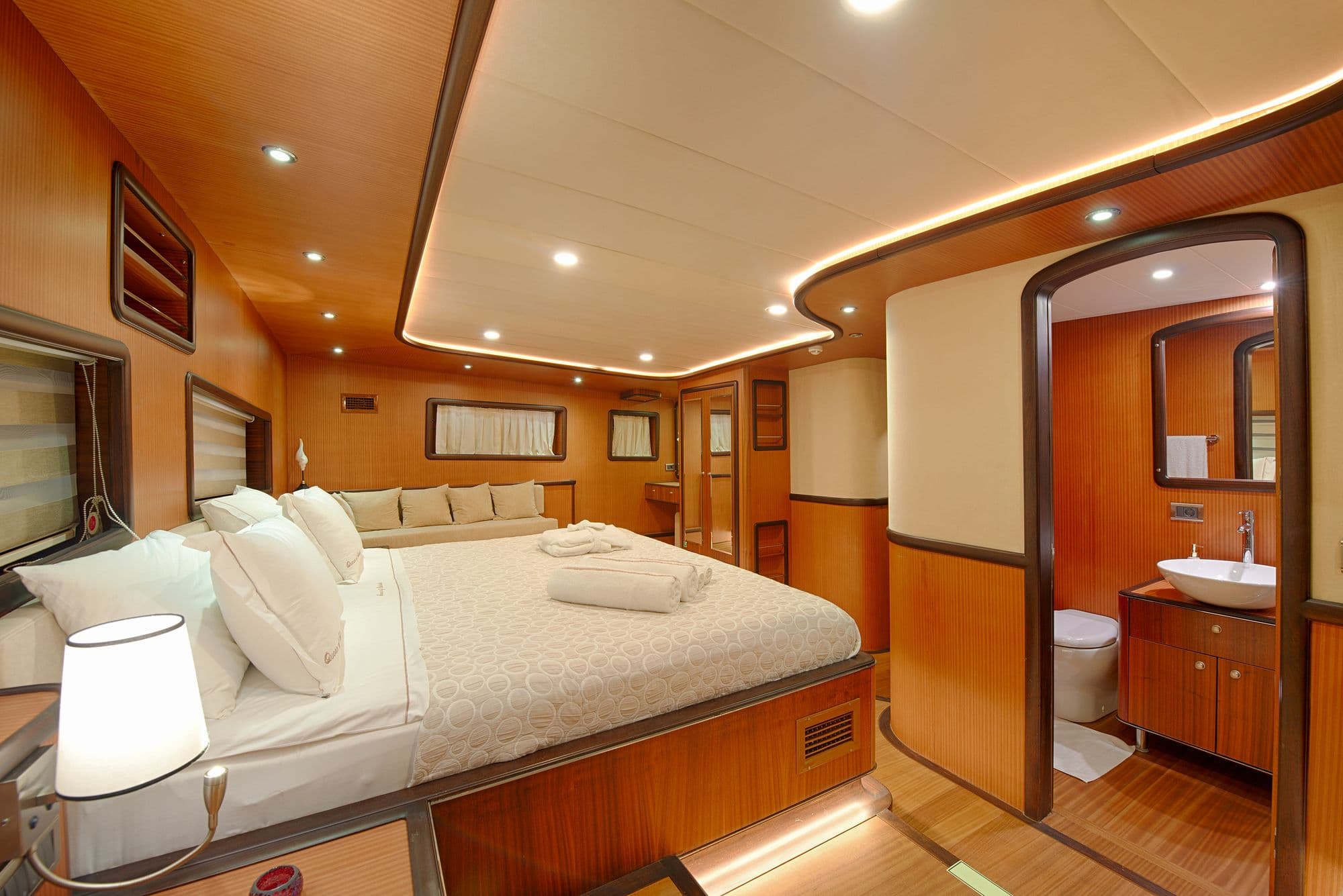 Master cabin with en-suite bathroom