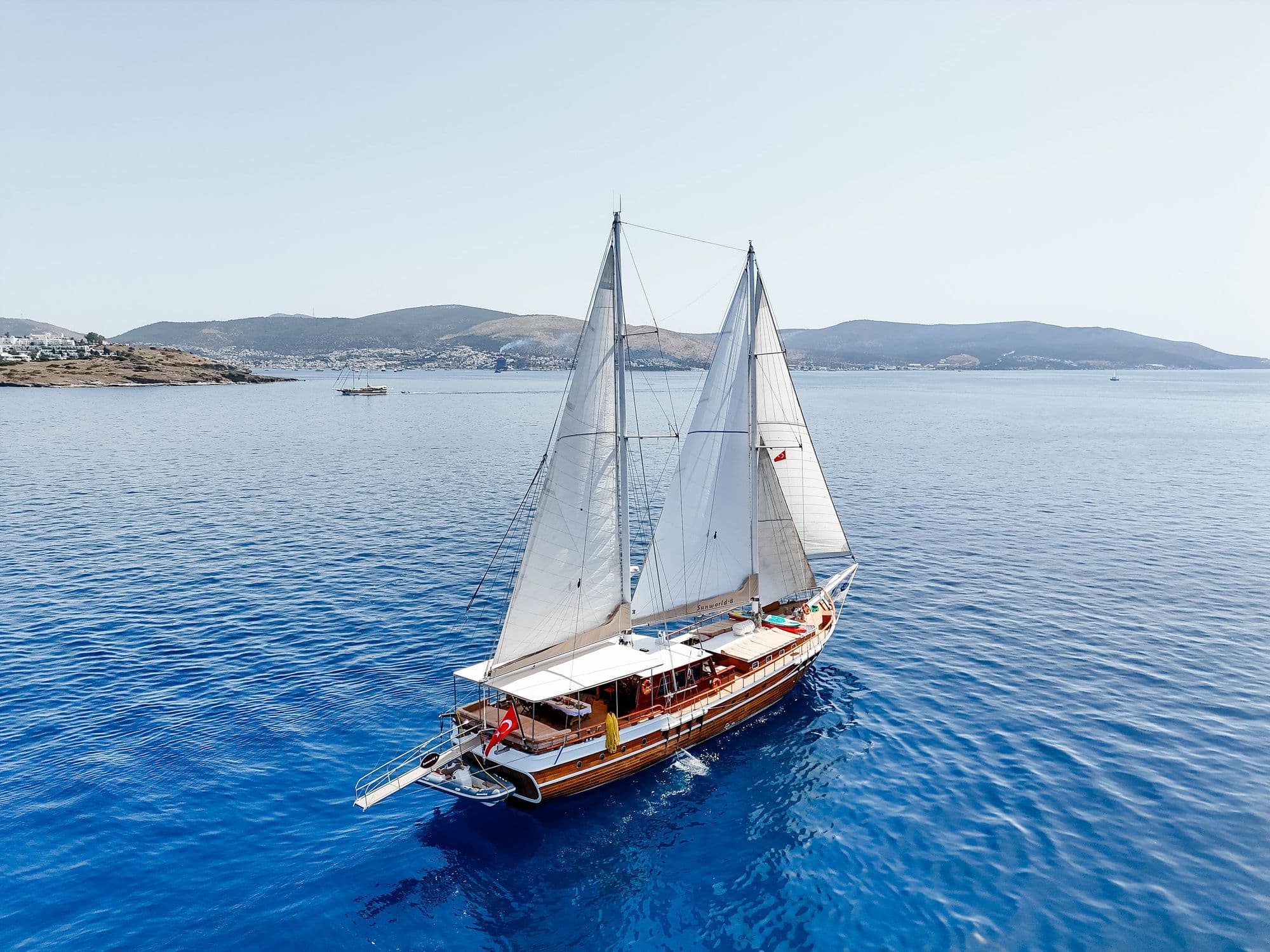 Sunworld-8 sailing off Bodrum