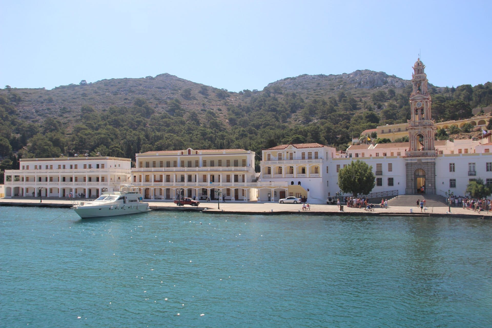 Panormitis Monastery and its bay on Symi